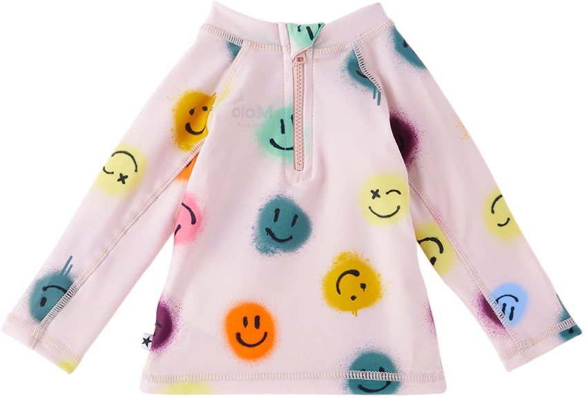 Molo Baby Pink Nemo Swim Top