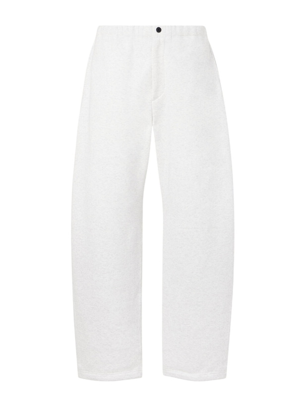 Photo: Sacai - Straight-Leg Cotton-Jersey Sweatpants - Gray