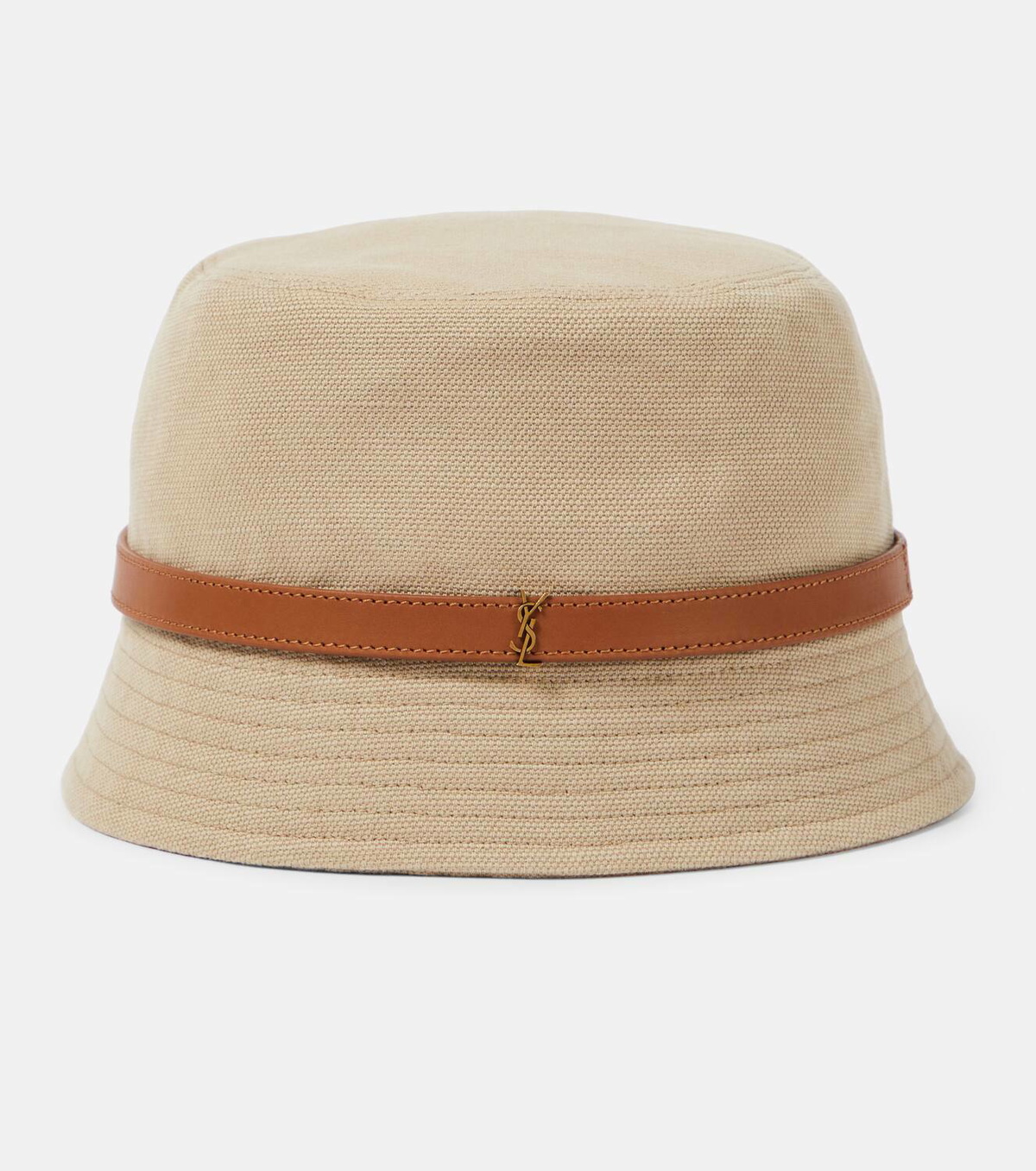 Yves Saint Laurent women\'s woven bucket hat (head circumference 57cm) bucket hat in nylon in Black | Saint Laurent | YSL EN-US main image 3