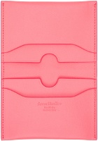 Acne Studios Pink Bifold Card Holder