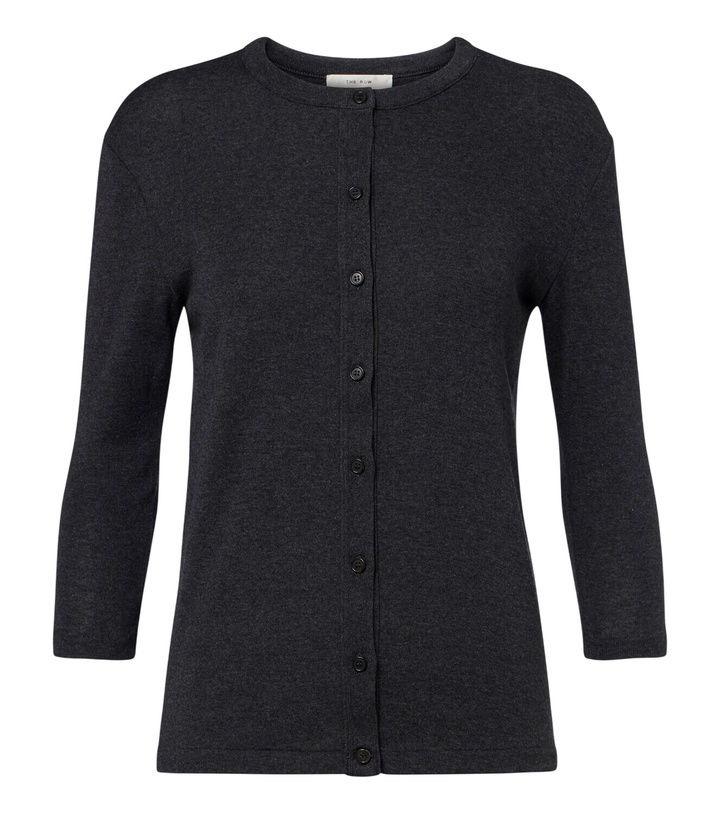 Photo: The Row Alena cotton, cashmere, and silk cardigan
