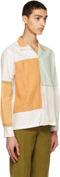 Bode Multicolor Patchwork Napkin Shirt