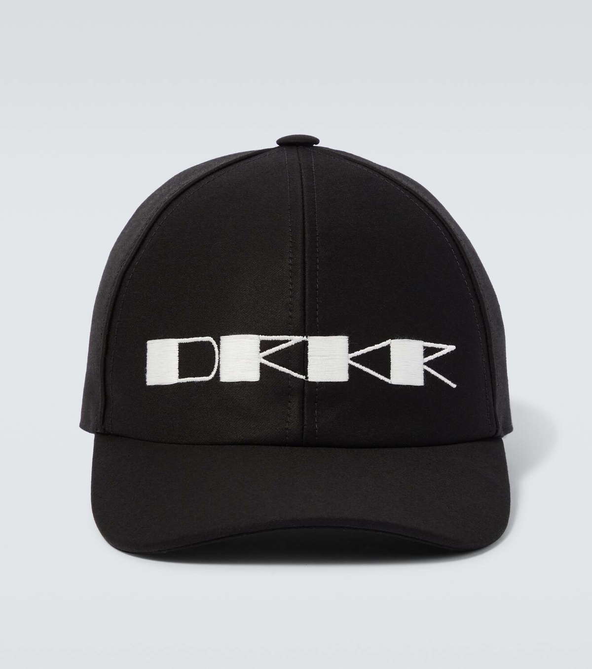 DRKSHDW by Rick Owens Logo cotton canvas baseball cap Rick Owens