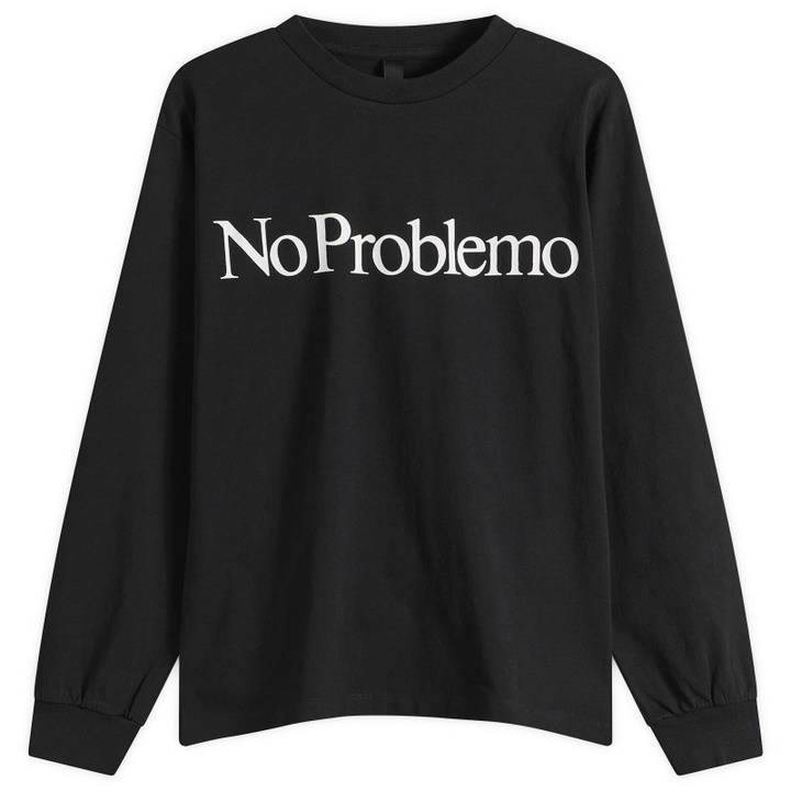 Photo: No Problemo Women's long sleeve T-Shirt in Black