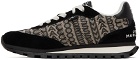 Marc Jacobs Black & White 'The Monogram Jogger' Sneakers