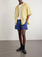 Gallery Dept. - Zuma Straight-Leg Logo-Print Cotton-Jersey Shorts - Blue