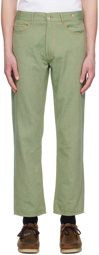 YMC Green Tearaway Jeans