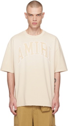 AMIRI Beige Vintage Oversized T-shirt