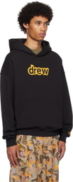 drew house Black Printed Hoodie
