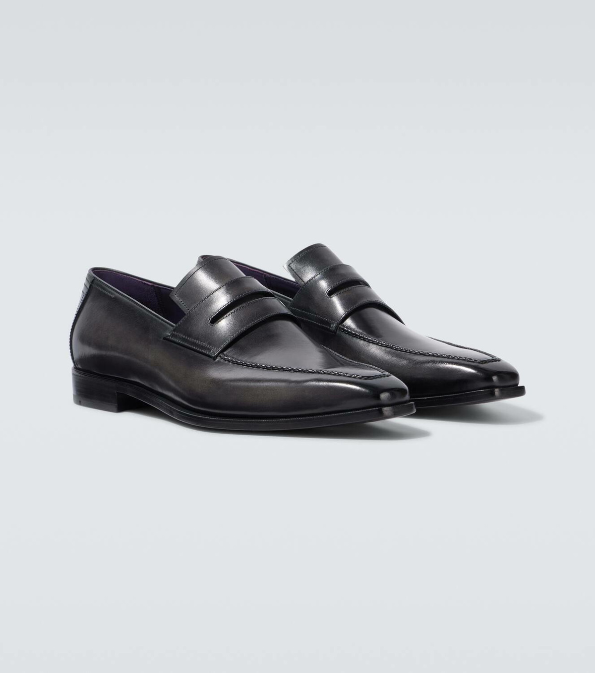 Berluti Andy Démesure leather penny loafers