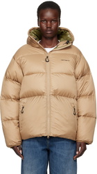 Carhartt Work In Progress Tan Toronto Puffer Jacket