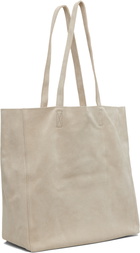 Nothing Written Beige Cou Suede Shopper Tote