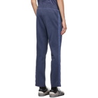 Palm Angels Navy Garment-Dyed Track Pants