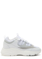 Cleens Aero Runner Panelled Mesh Sneakers White