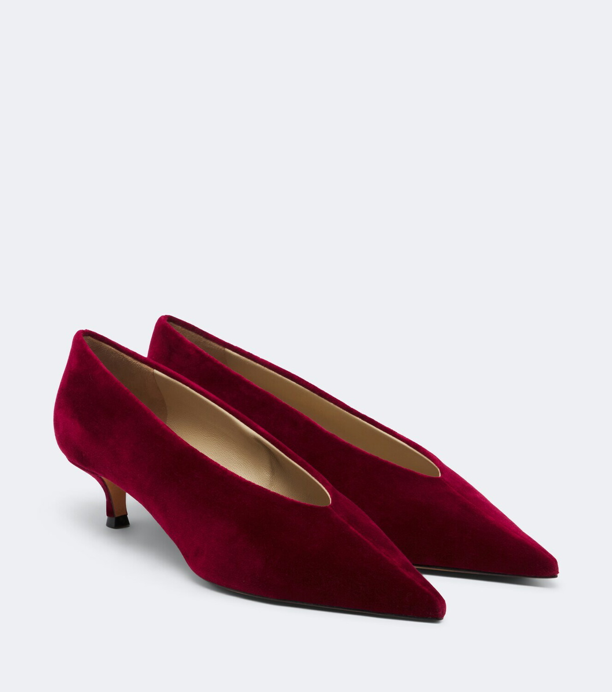 Le Monde Béryl Babouche velvet pumps
