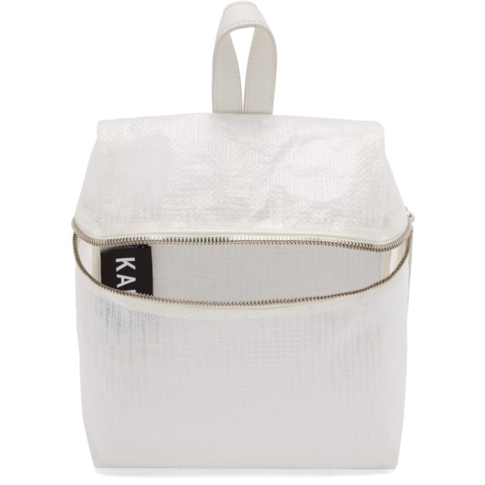 Kara White Small Tarp Backpack Kara display picture 2
