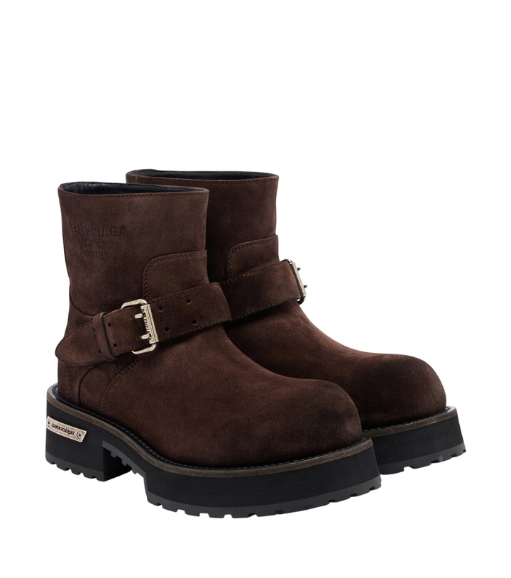 Photo: Balenciaga Venom Mini suede ankle boots