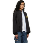 Maison Margiela Black Vintage-Style Sportswear Jacket