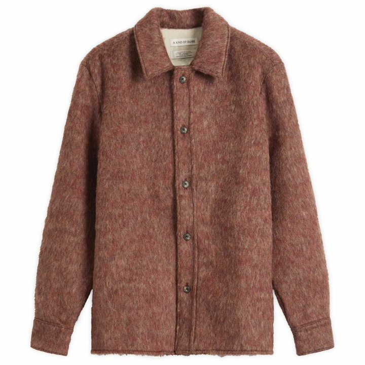 Photo: A Kind of Guise Men's Cullu Overshirt in Hairy Sienna