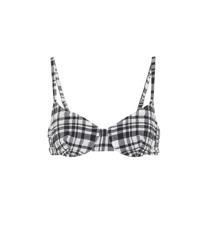Photo: Solid & Striped - The Ginger checked bikini top