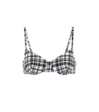 Solid & Striped - The Ginger checked bikini top