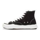 Miharayasuhiro Black Original Sole Canvas Hi-Cut Sneakers