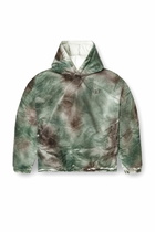 Diesel Puffy hooded jacket in camo nylon - Winter Jackets - Unisex - Multicolor