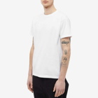 Maison Margiela Men's Colllege Logo T-Shirt in Optic White