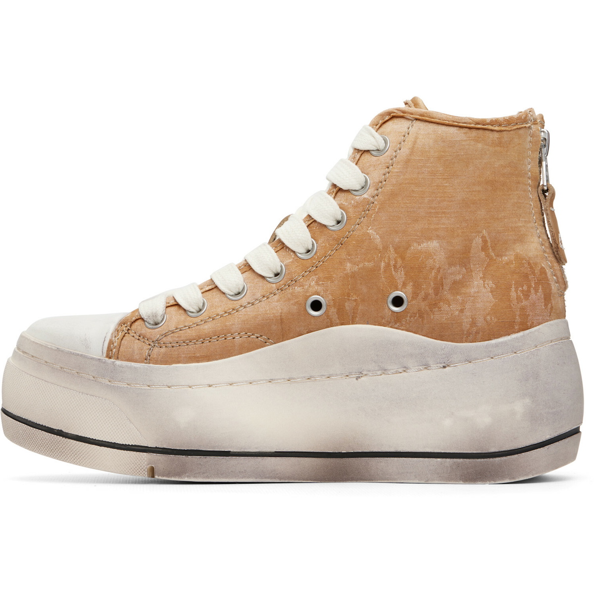 R13 Tan Kurt High Top Sneakers