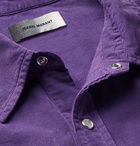 Isabel Marant - Vigo Cotton-Corduroy Western Shirt - Men - Purple