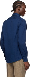 Sunspel Indigo Button-Down Denim Shirt