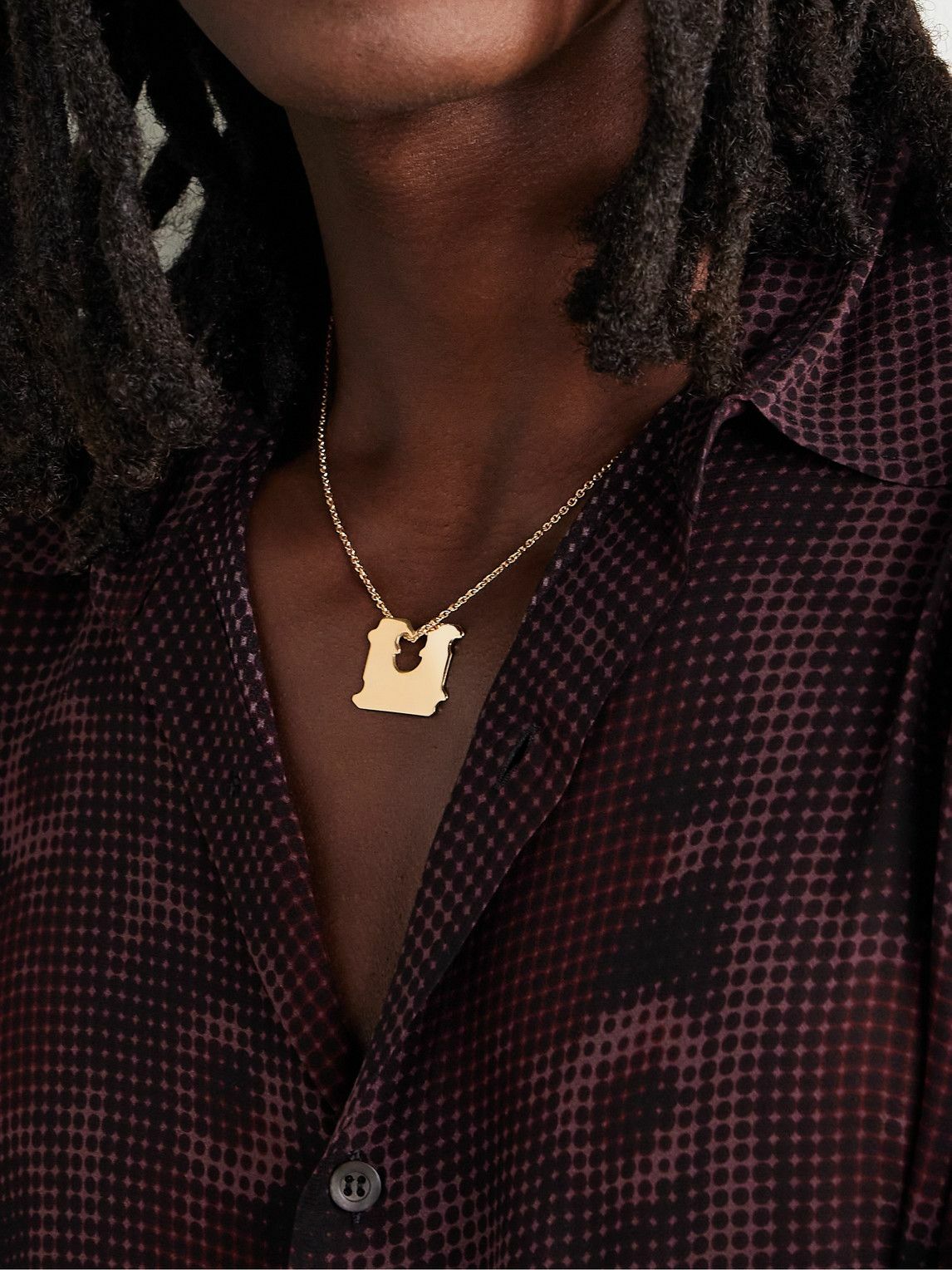 Luis Morais - Bag Clip Gold Pendant Necklace