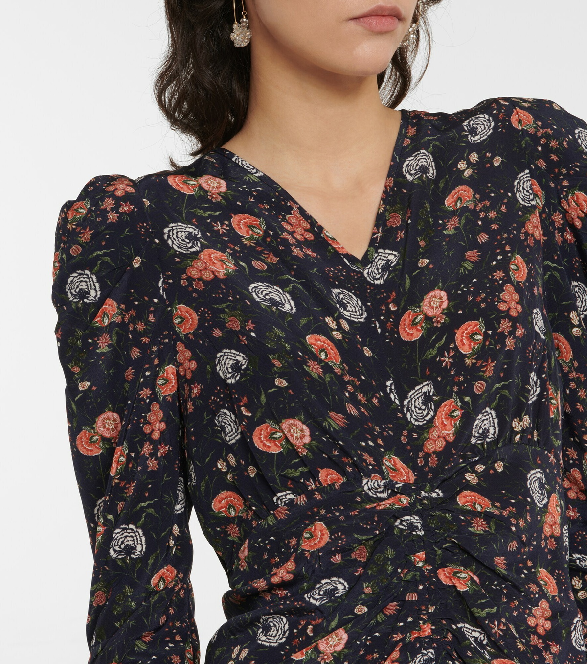 Isabel Marant - Albi floral silk-blend midi dress Isabel Marant