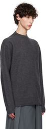 Jil Sander Gray Crewneck Sweater