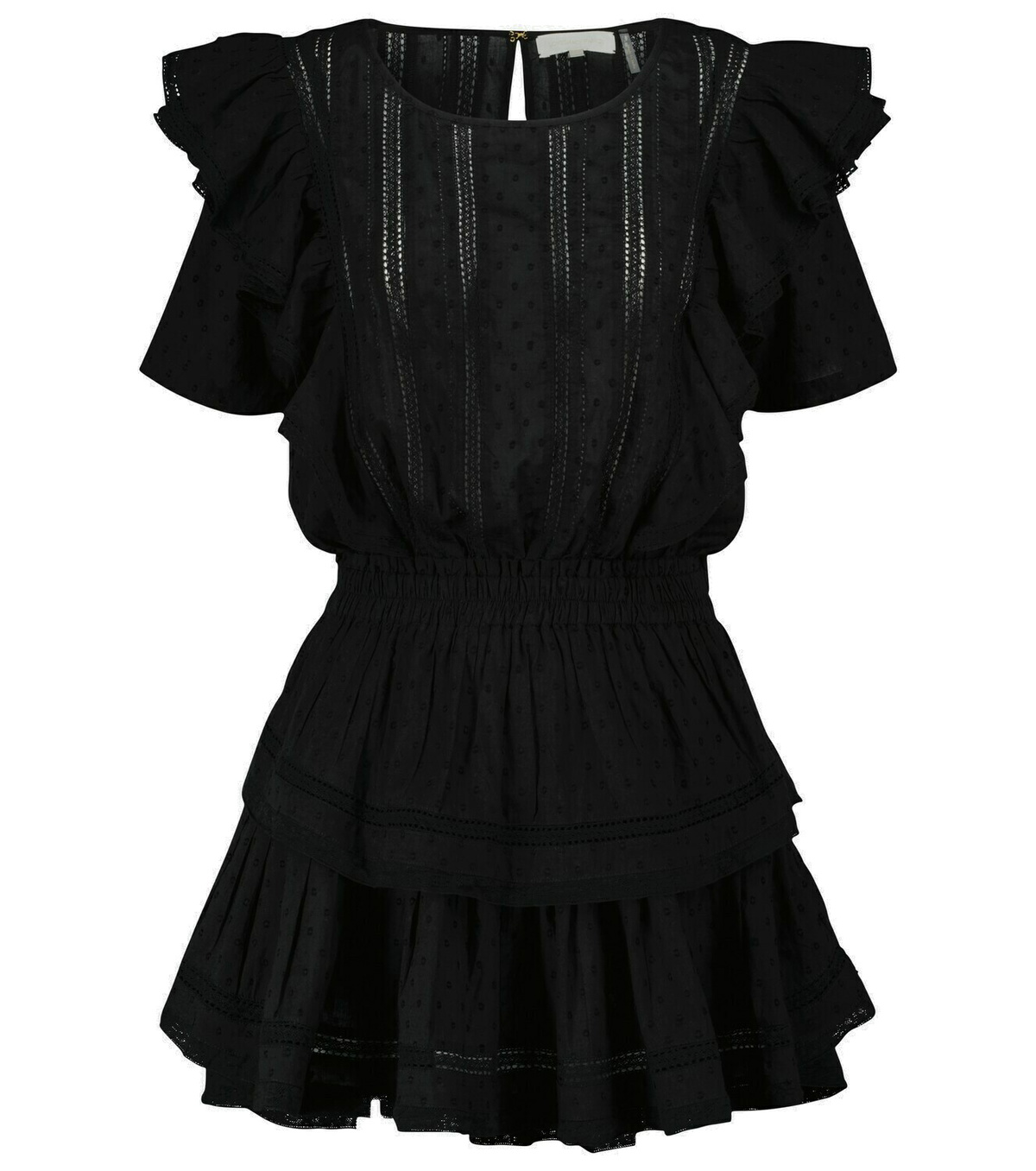 LoveShackFancy Natasha Mini Dress - Pacific Indigo