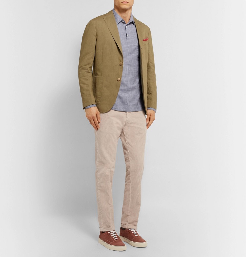 Beige Men Casual Trousers Corduroy - Buy Beige Men Casual Trousers Corduroy  online in India