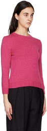 Theory Pink Crewneck Sweater