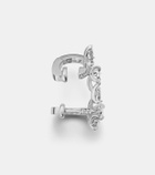 Repossi Serti Sur Vide 18kt white gold single ear cuff with diamonds