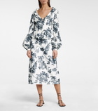 Brock Collection - Stella floral cotton midi skirt