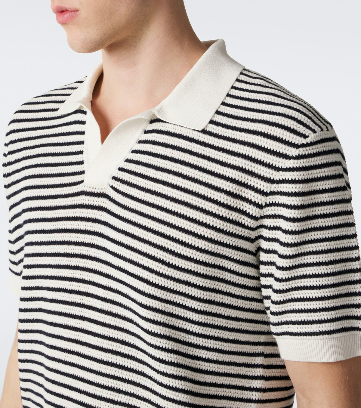Orlebar Brown Horton striped cotton polo shirt