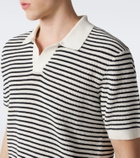 Orlebar Brown Horton striped cotton polo shirt