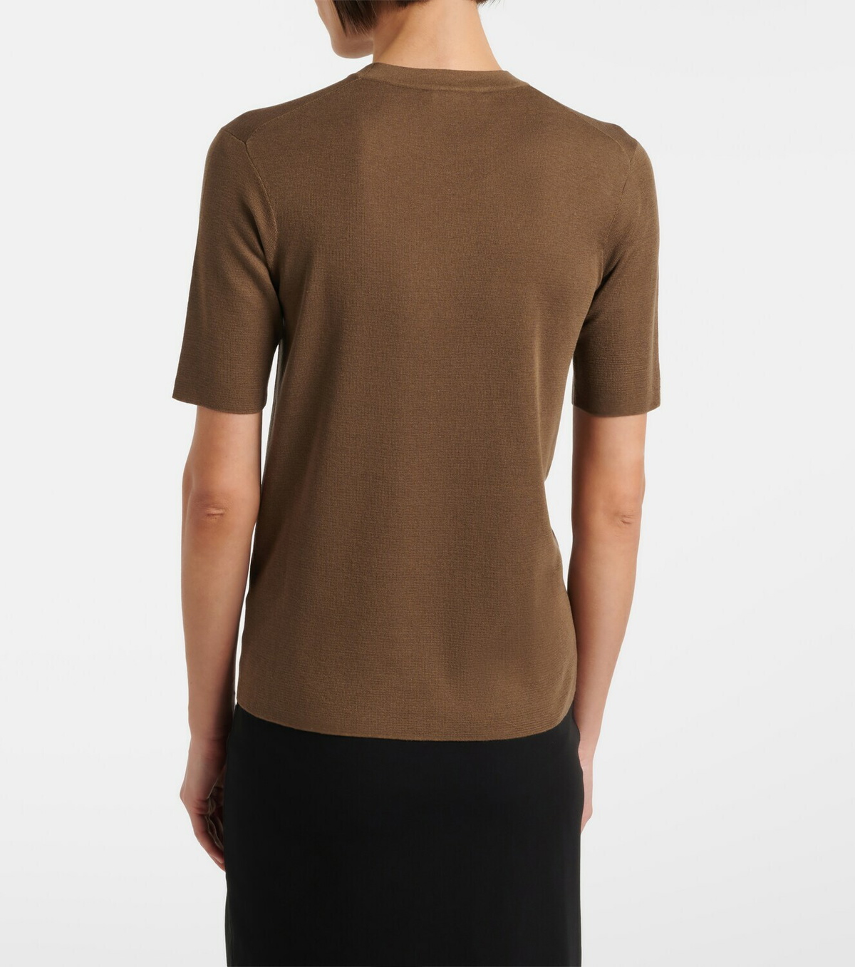 The Row Ozzi silk-blend T-shirt
