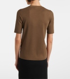 The Row Ozzi silk-blend T-shirt