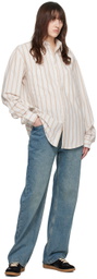 WYNN HAMLYN Blue Straight Jeans