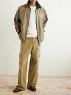 ssstein - Straight-Leg Cotton Cargo Trousers - Brown