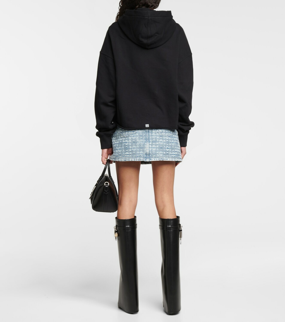 Givenchy - Cropped cotton fleece sweatshirt