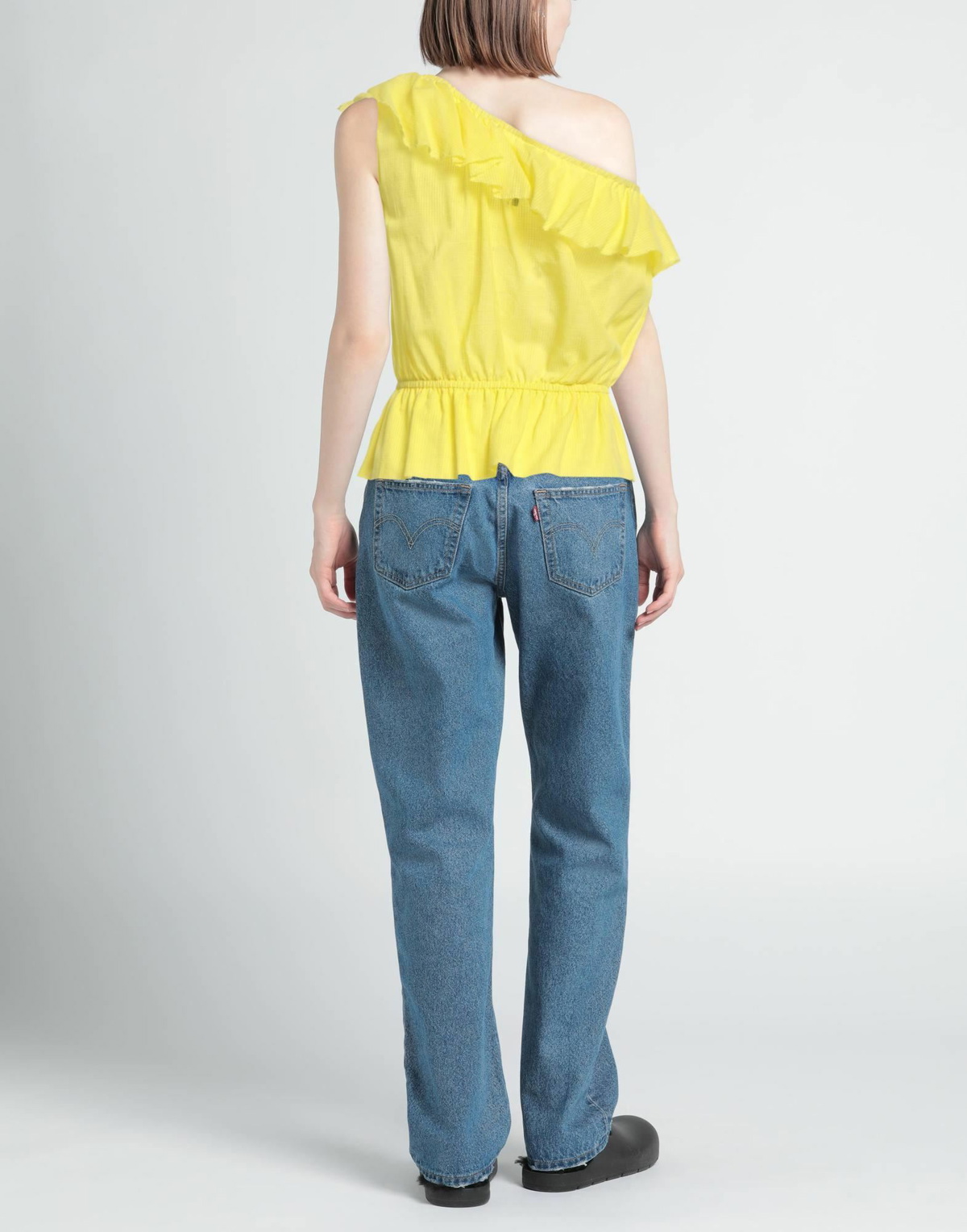 Manila Grace Womens Top in Yellow
