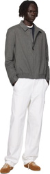 Hugo Gray Slim-Fit Stretch Flannel Jacket