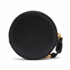 AMI Paris Women's Round Purse in Black/Vibrated Brass 