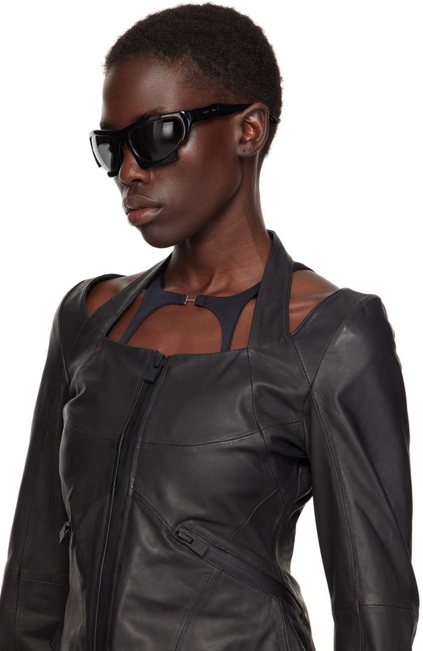 HELIOT EMIL Black Axially Sunglasses
